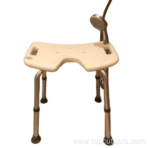 Anti-Slip Bench Bathtub Stool Seat Adjustable Shower Chair Shower Commode Chair for Elderly, Senior, Handicap & Disabled